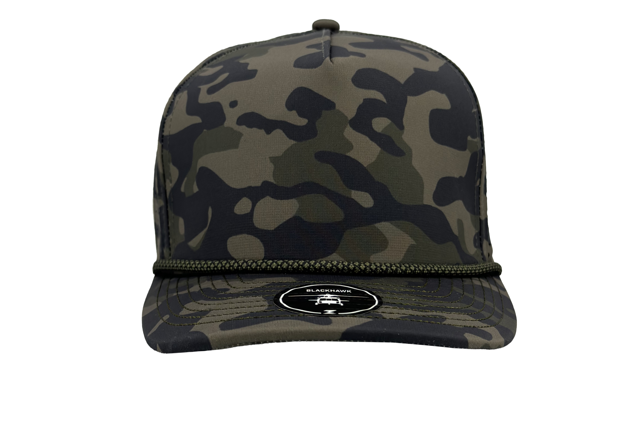 Branded Valor Outfitters - Zapped BLACKHAWK R+ One Size Fits Most (Adjustable) Olive Camo | Branded Valor Outfitters Custom Hats
