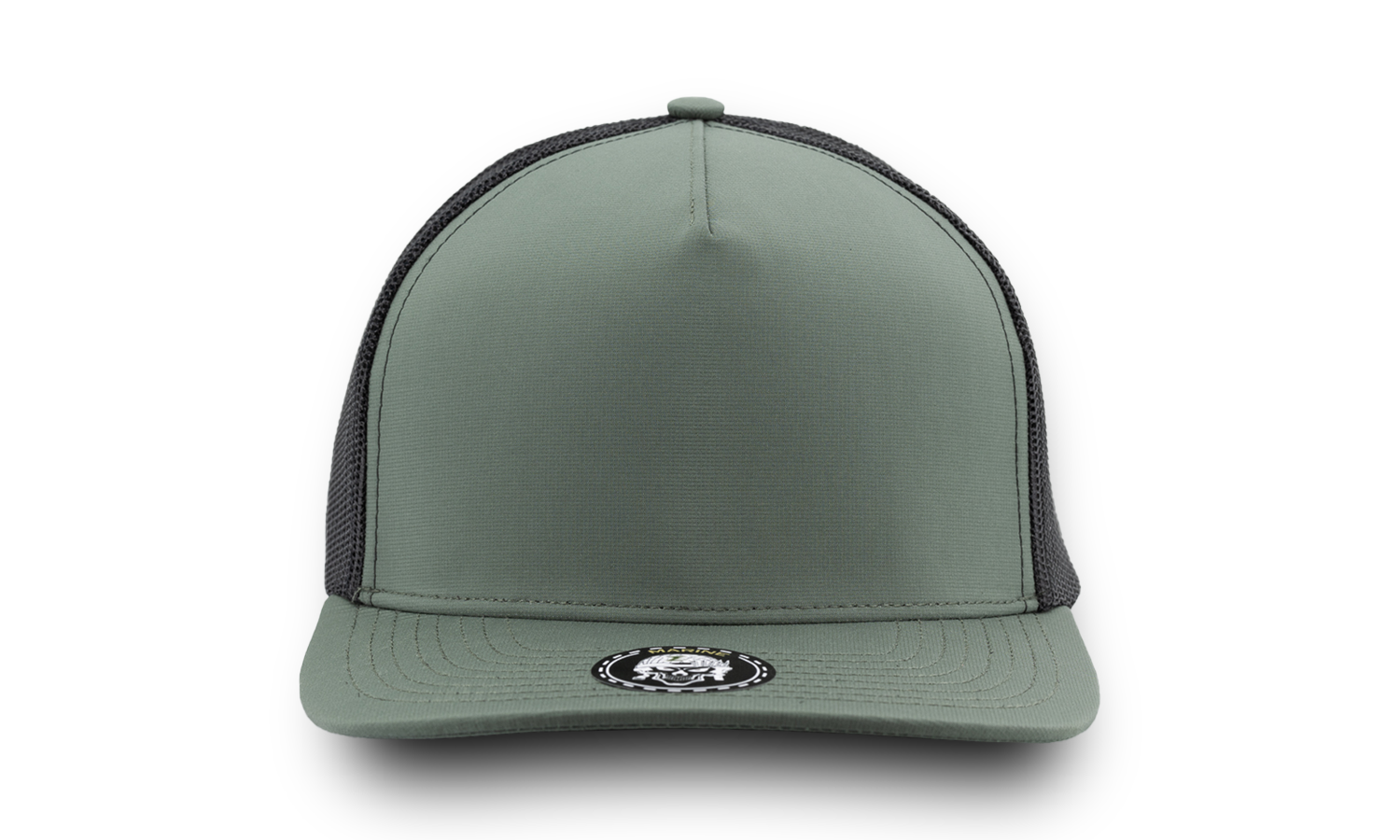 Branded Valor Outfitters – Zapped MARINE One Size Fits Most (Adjustable) Steel Green Black Waterproof | Branded Valor Outfitters Custom Hats