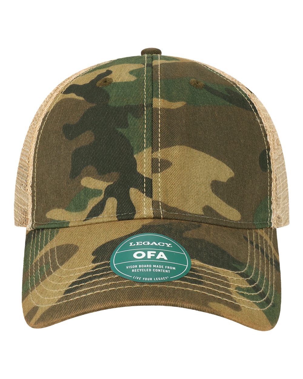 Branded Valor Outfitters - Legacy OLD FAVORITE Army Camo Khaki One Size Fits Most (Adjustable) | Branded Valor Outfitters Custom Hats