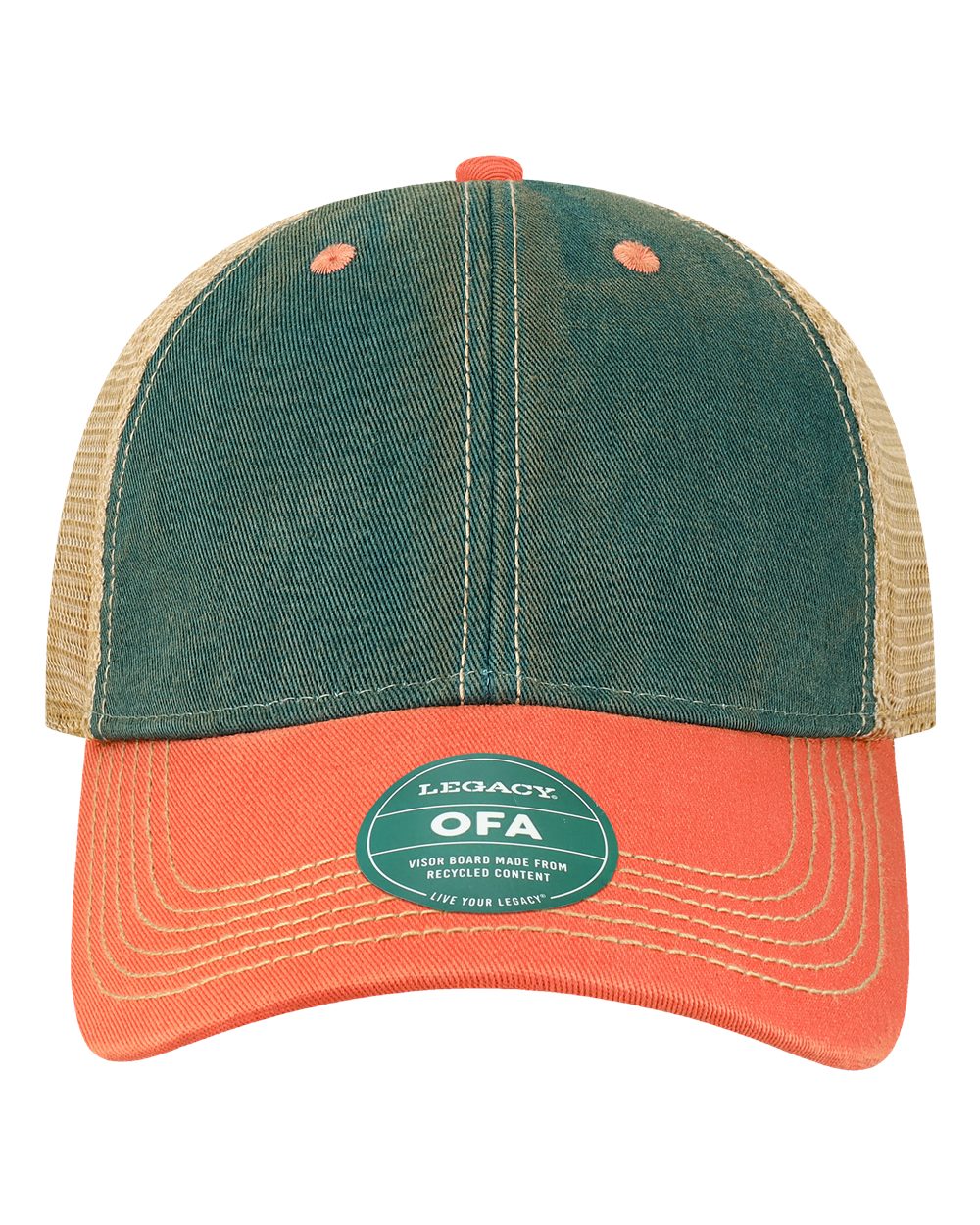 Branded Valor Outfitters - Legacy OLD FAVORITE Marine Blue Coral One Size Fits Most (Adjustable) | Branded Valor Outfitters Custom Hats