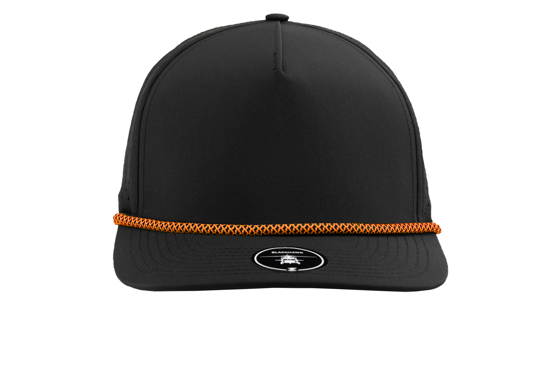 Branded Valor Outfitters - Zapped BLACKHAWK R+ One Size Fits Most (Adjustable) Black Orange | Branded Valor Outfitters Custom Hats