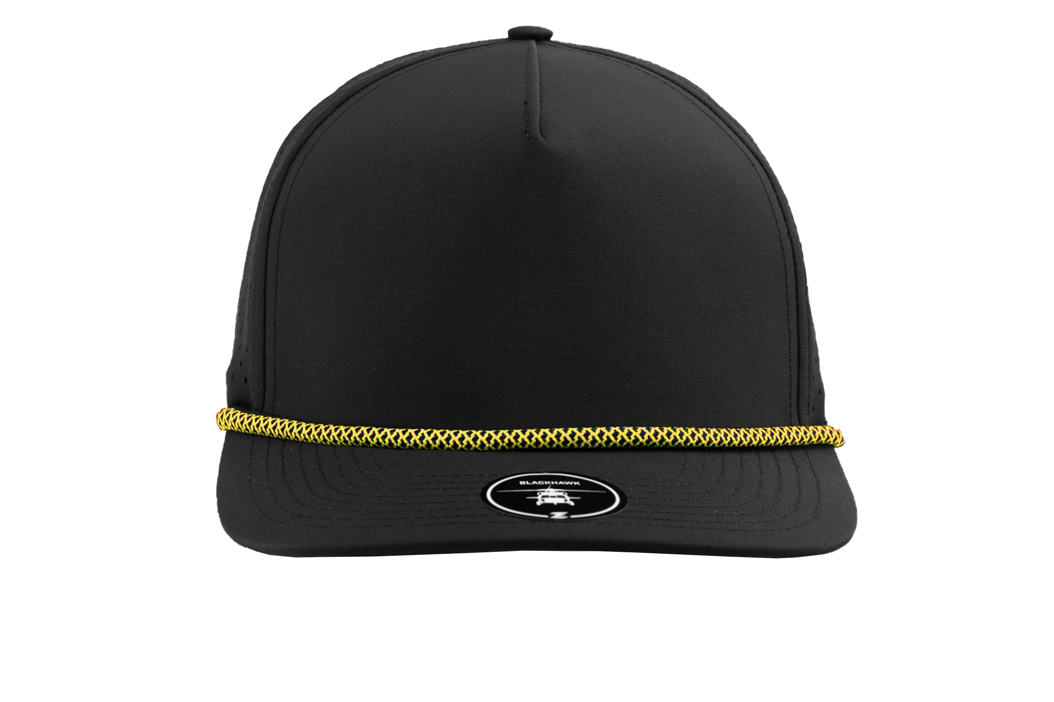 Branded Valor Outfitters - Zapped BLACKHAWK R+ One Size Fits Most (Adjustable) Black Yellow | Branded Valor Outfitters Custom Hats