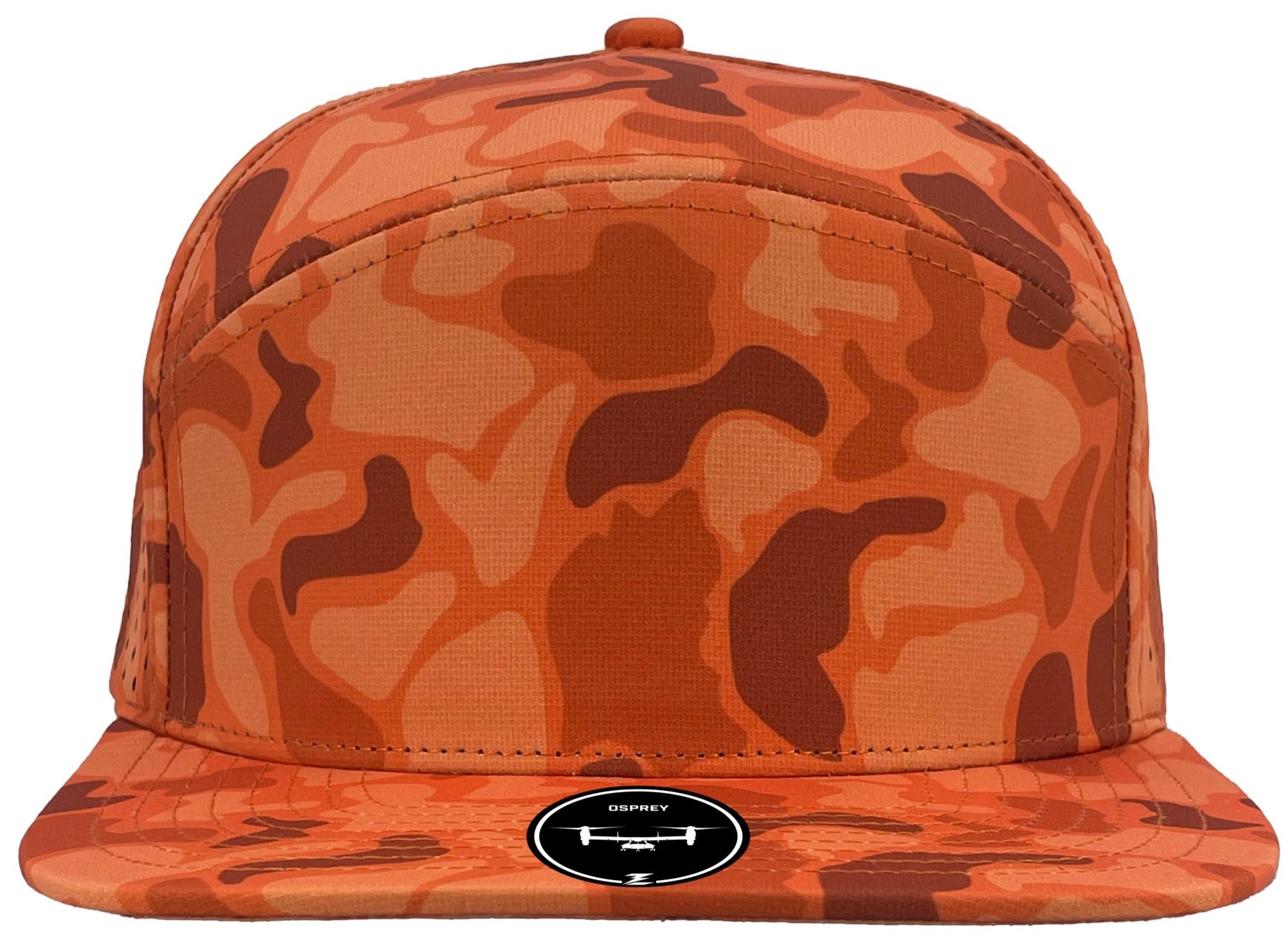 Branded Valor Outfitters – Zapped OSPREY One Size Fits Most (Adjustable) Blaze Orange Old School Camo | Branded Valor Outfitters Custom Hats