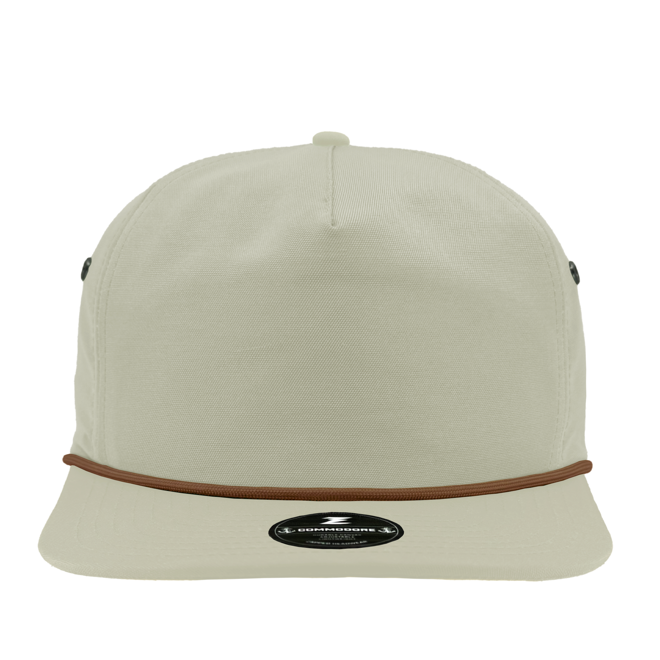 Branded Valor Outfitters – Zapped COMMODORE One Size Fits Most (Adjustable) Offwhite Brown | Branded Valor Outfitters Custom Hats