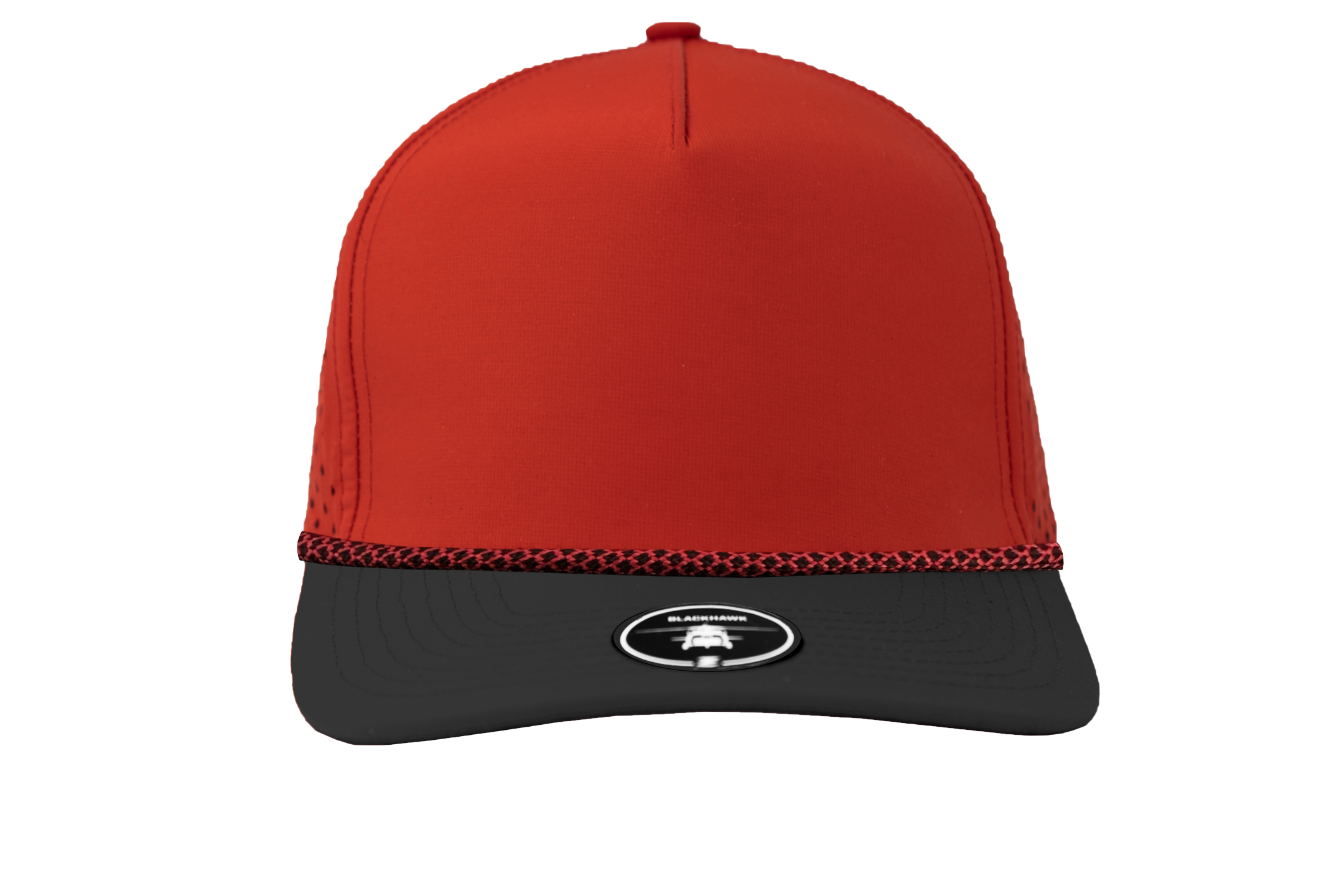 Branded Valor Outfitters - Zapped BLACKHAWK R+ One Size Fits Most (Adjustable) Red Black | Branded Valor Outfitters Custom Hats