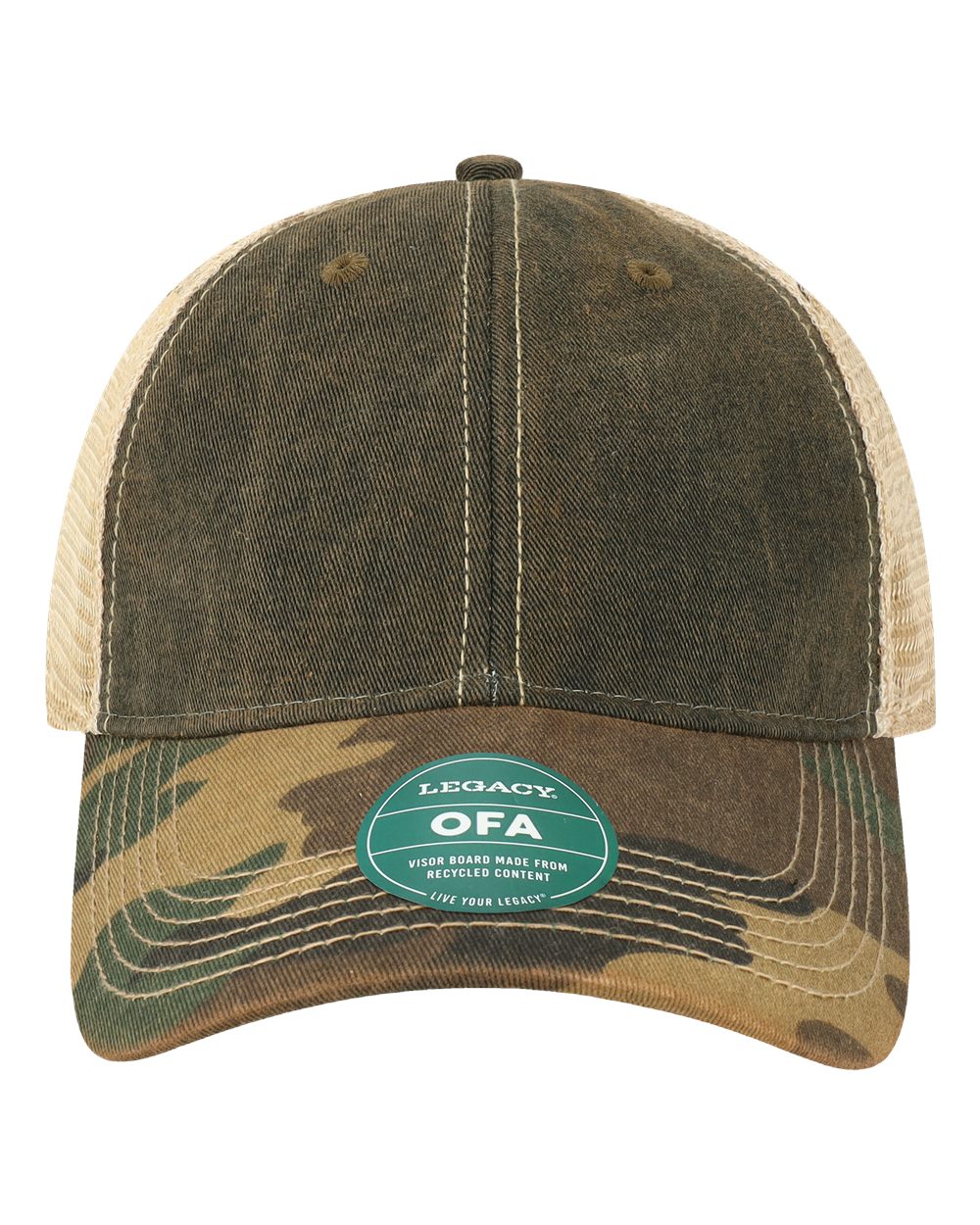 Branded Valor Outfitters - Legacy OLD FAVORITE Black Army Camo Khaki One Size Fits Most (Adjustable) | Branded Valor Outfitters Custom Hats