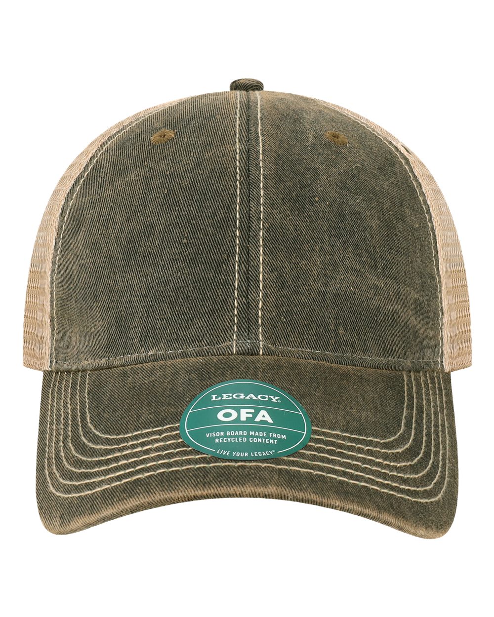 Branded Valor Outfitters - Legacy OLD FAVORITE Black Khaki One Size Fits Most (Adjustable) | Branded Valor Outfitters Custom Hats