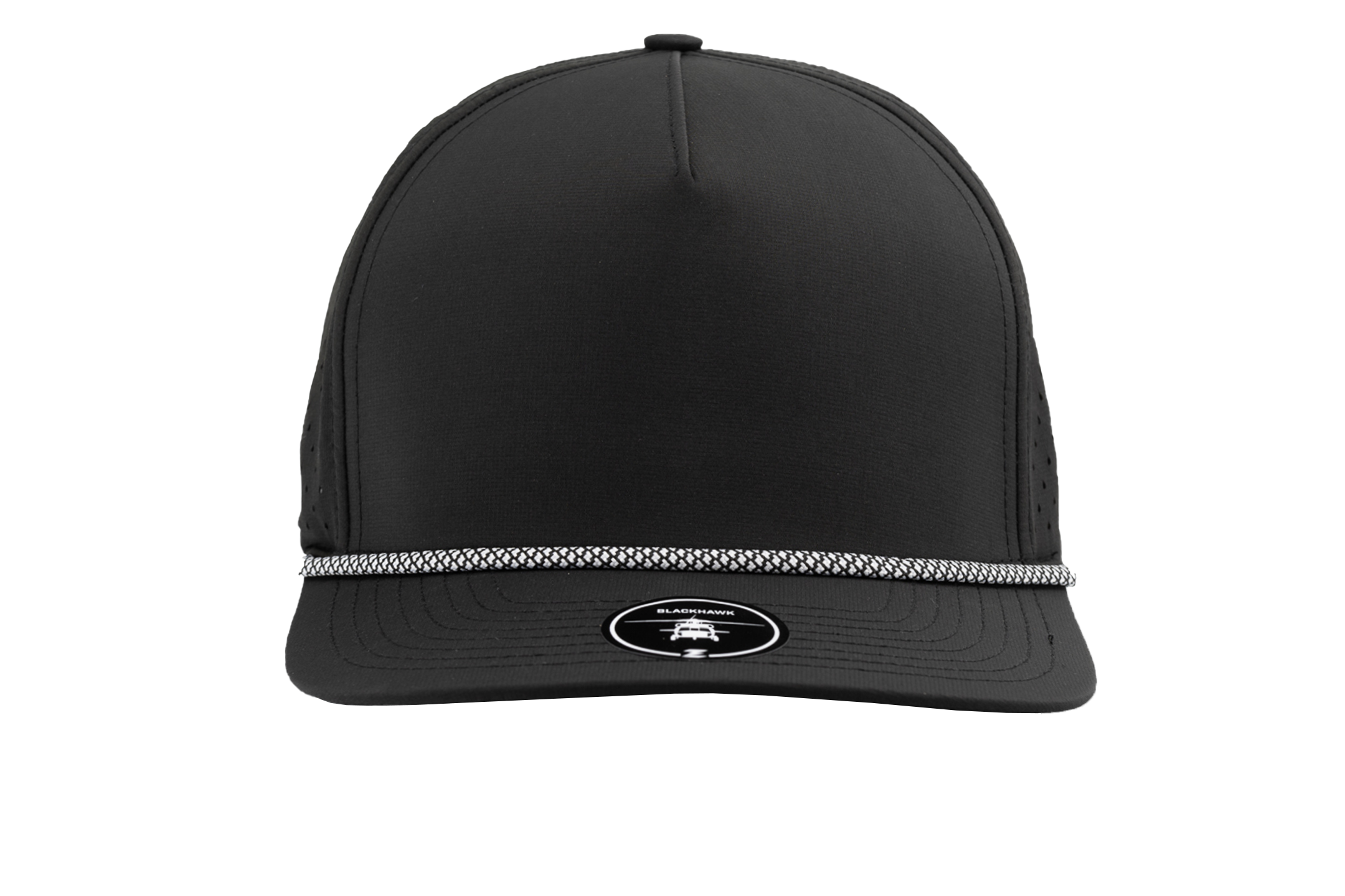 Branded Valor Outfitters - Zapped BLACKHAWK R+ One Size Fits Most (Adjustable) Black White | Branded Valor Outfitters Custom Hats