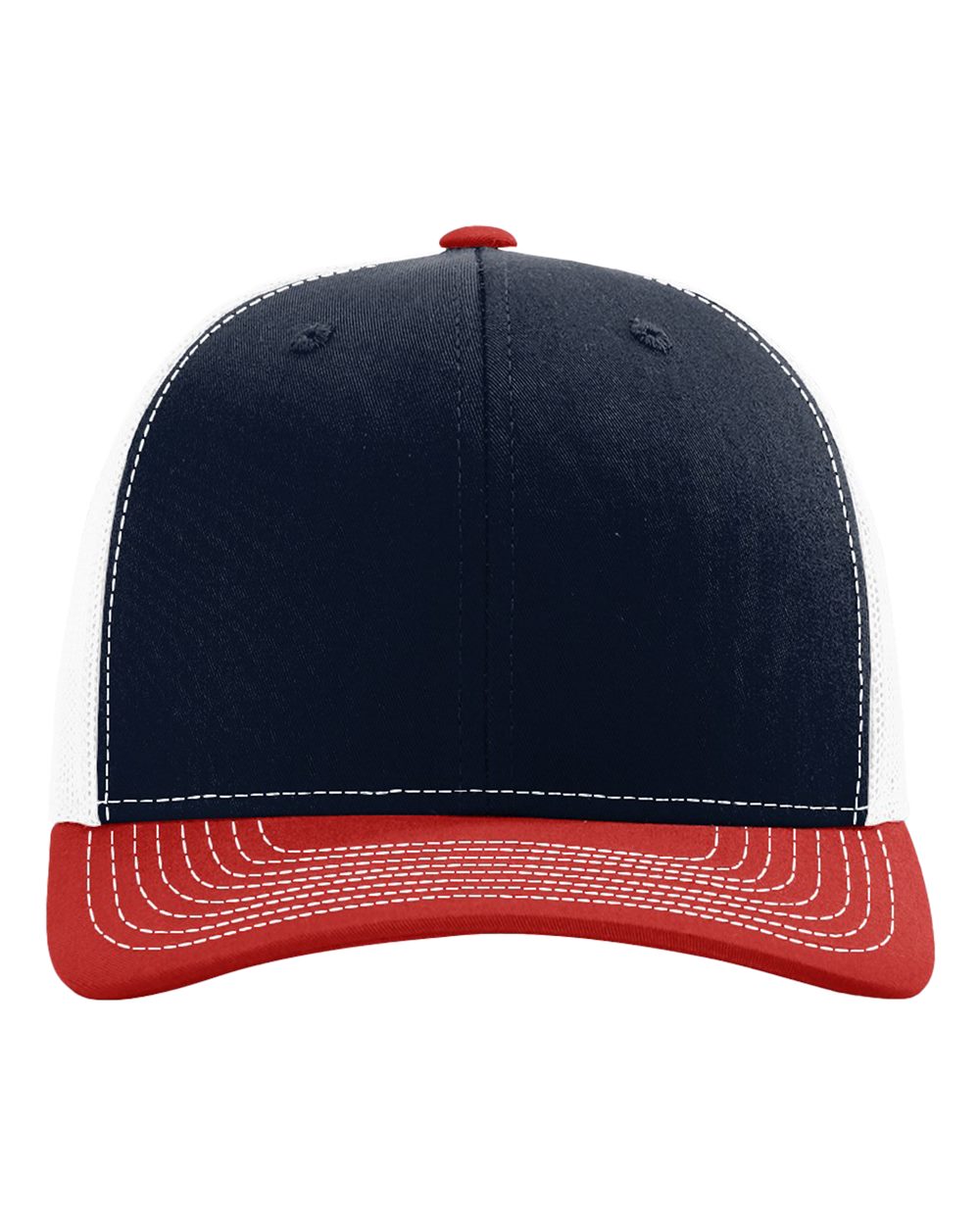 Branded Valor Outfitters - Richardson 112 SNAPBACK Navy White Red | Branded Valor Outfitters Custom Hats