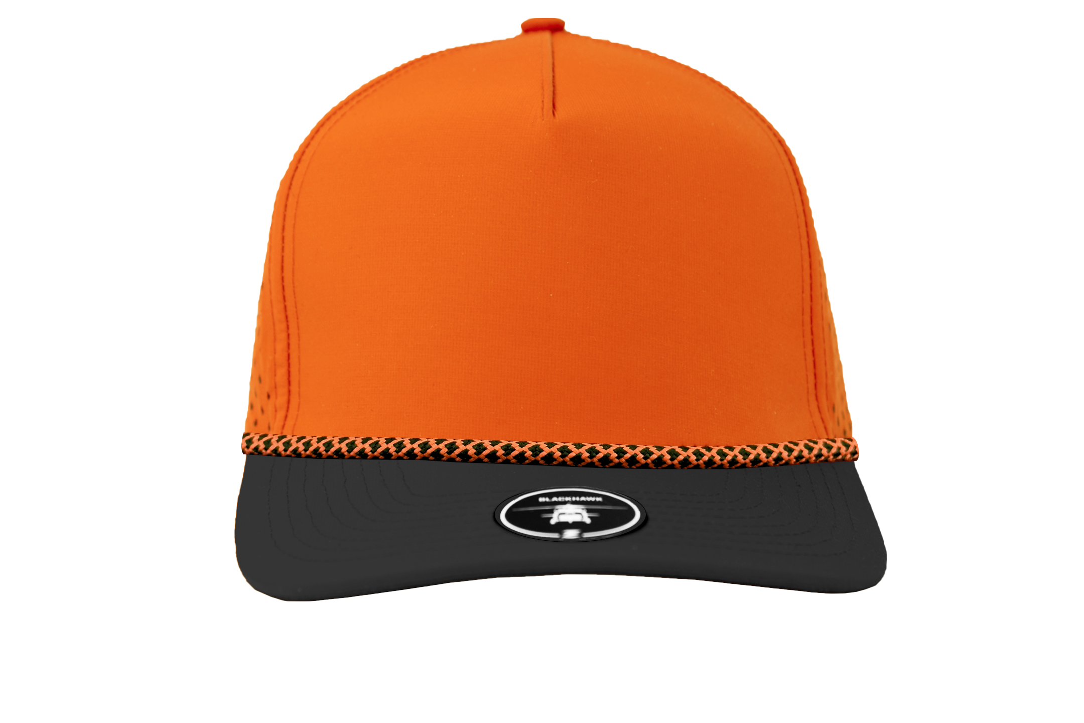 Branded Valor Outfitters - Zapped BLACKHAWK R+ One Size Fits Most (Adjustable) Orange Black | Branded Valor Outfitters Custom Hats