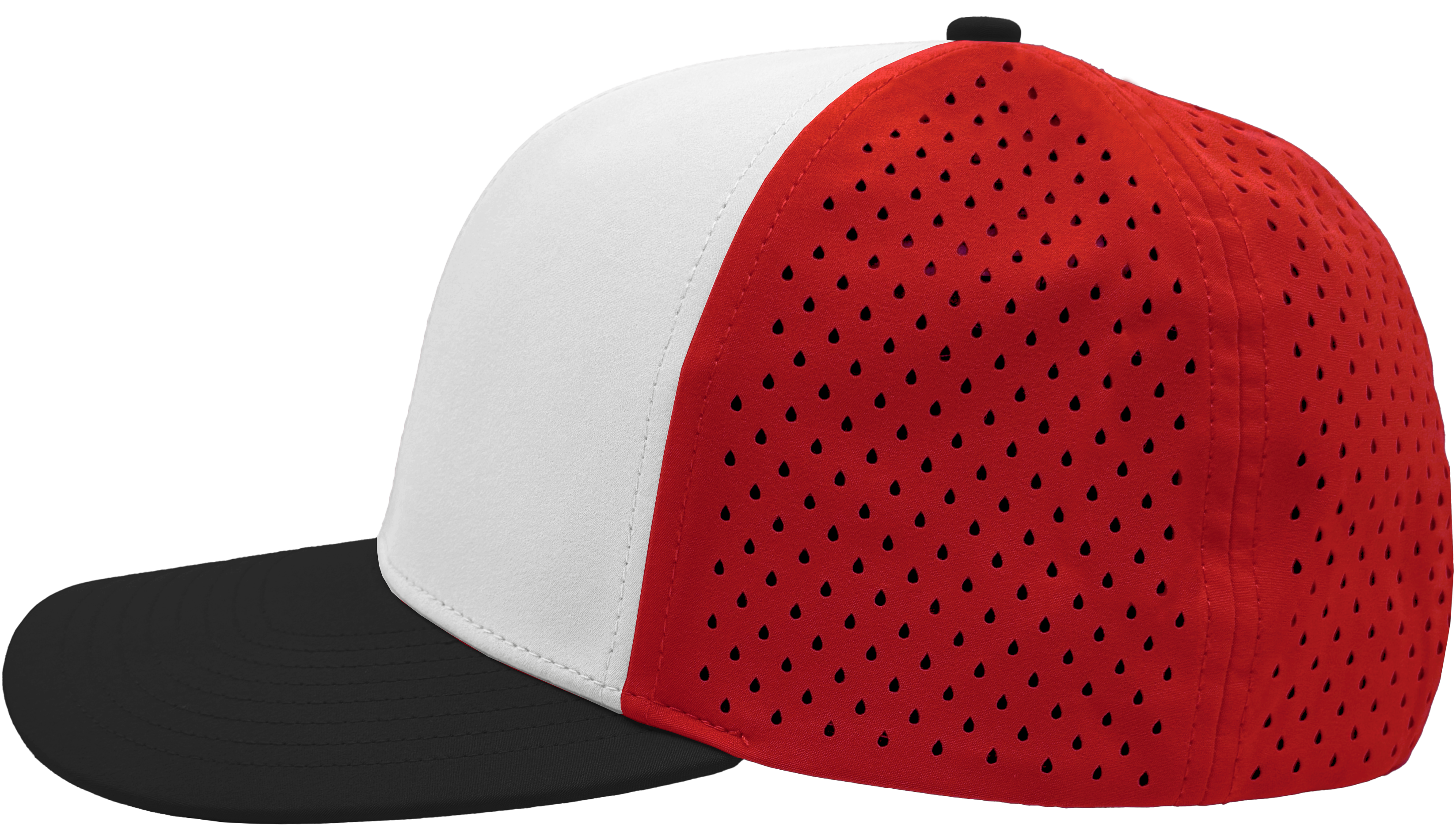 Branded Valor Outfitters - Zapped BOMBER One Size Fits Most (Adjustable) Red White Black | Branded Valor Outfitters Custom Hats
