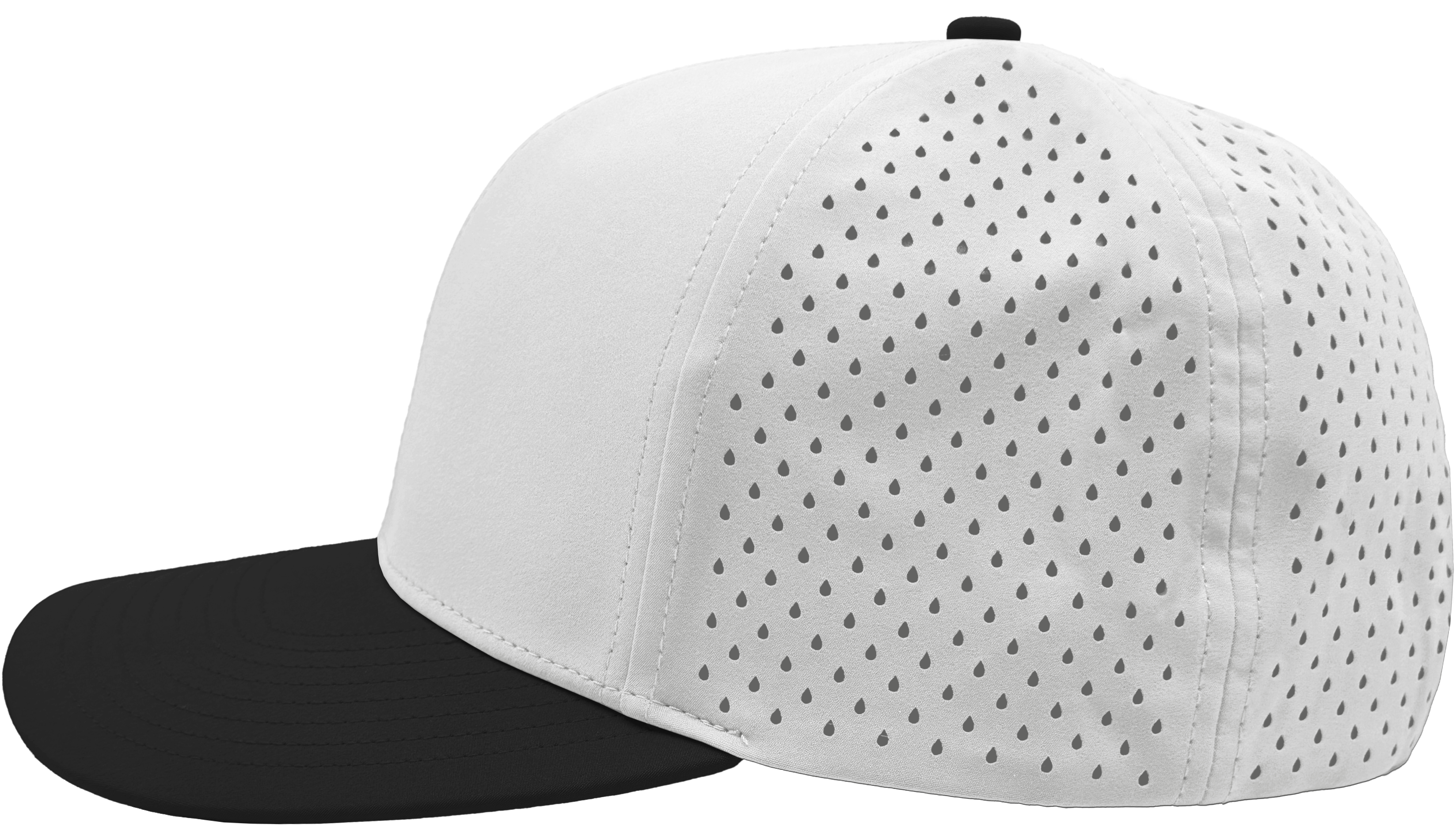 Branded Valor Outfitters - Zapped BOMBER One Size Fits Most (Adjustable) White Black | Branded Valor Outfitters Custom Hats