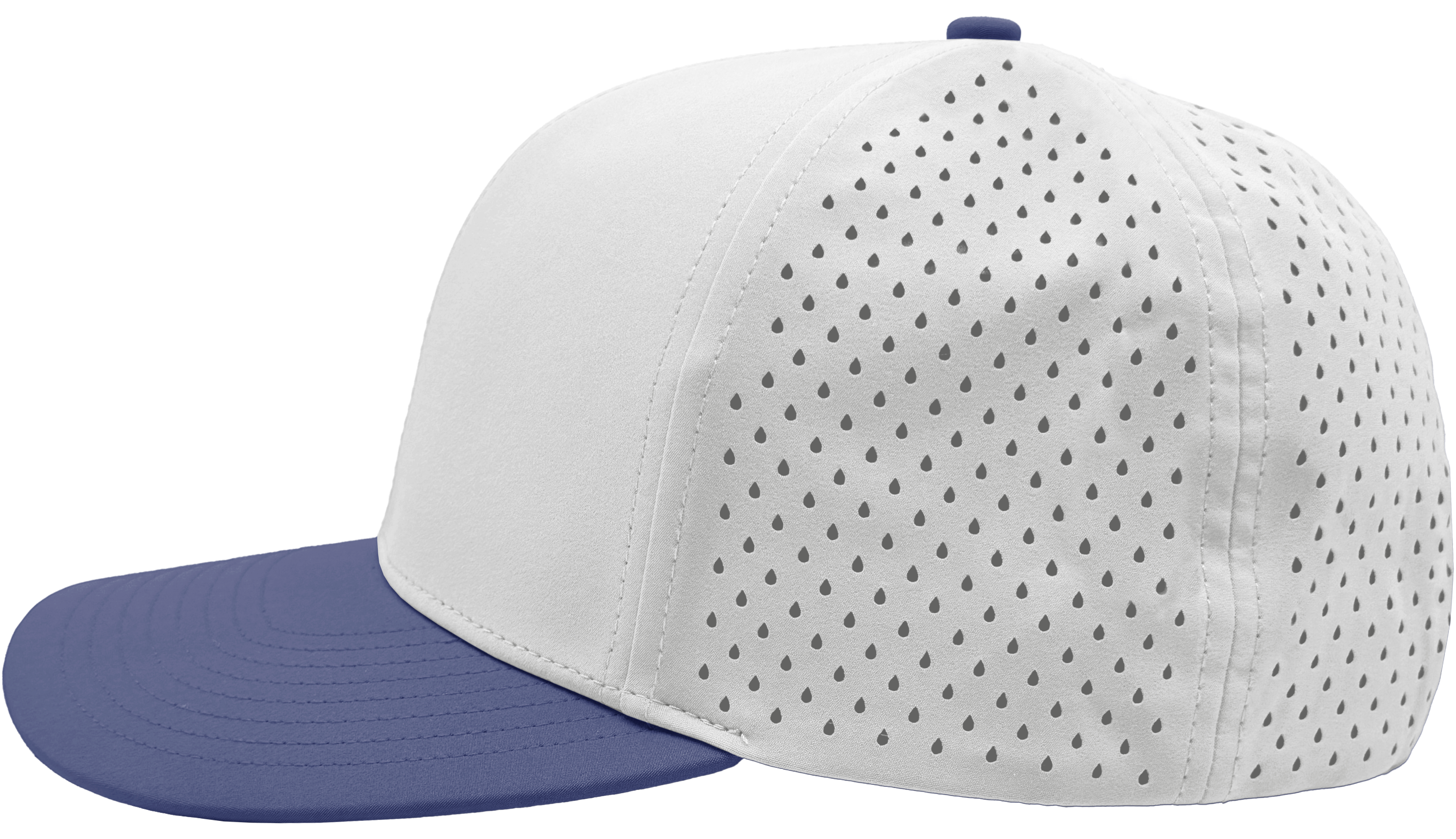 Branded Valor Outfitters - Zapped BOMBER One Size Fits Most (Adjustable) White Royal | Branded Valor Outfitters Custom Hats